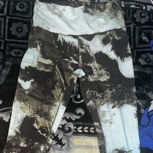 Marble Print Women's Leggings